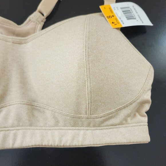 PLAYTEX Nursing Sports Racerback Bra in Nude Heather‎ Style#US3010 Sz.S NWT - Picture 9 of 12